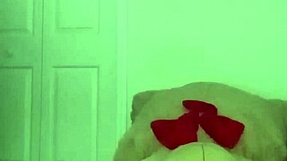 taking turns stretching like a scorpio spider and cancer crab with toy bear 2