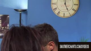 horny reporters enjoy group sex in stockings