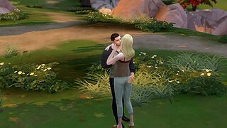 Military Guy Receives Outdoor Blowjob in Public Park