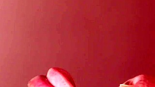 young stepmom gives close up blowjob to her son in law