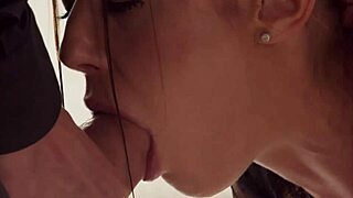 Yo, cheating redhead Lenina Crowne bangs a stranger on vacation at Horny Hostel!