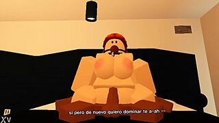 Teen with big ass rides in Roblox sex scene strengthening friendship