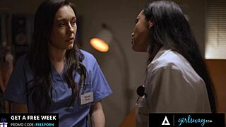 Doctor vicki chase tells sinn sage to spread those legs to keep the secret