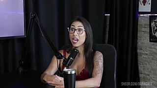 luciana picchi in bora cast interview with handjob and bdsm domination in lingerie