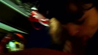 retro video shows oral sex in blue film style