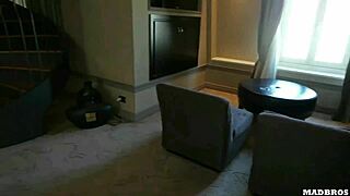 beautiful italian girl caught stealing and fucked anal and dp with her own boss