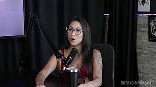 luciana picchi in bora cast interview with handjob and bdsm domination in lingerie