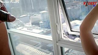 i licked her pussy in the shower and she swallowed my cum