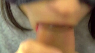 is that japanese step sis giving blowjob?