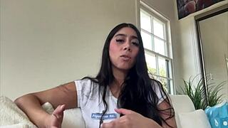 Violet Myers is going deeper in this backstage interview with big tits 😏