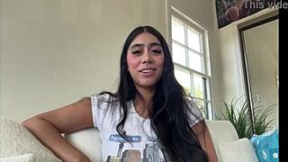 Violet Myers is going deeper in this backstage interview with big tits 😏