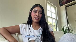 Violet Myers is going deeper in this backstage interview with big tits 😏