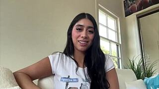 Violet Myers is going deeper in this backstage interview with big tits 😏