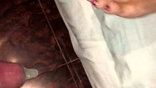 dominican big tits giving handjob and oral