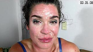 43YO WIFE GETS BUTT FUCK AND CUM FACIAL