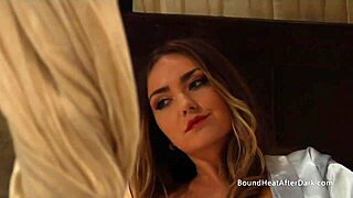 busty lesbian slave gets fingered by madame