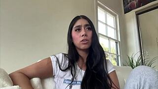 Violet Myers is going deeper in this backstage interview with big tits 😏