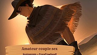 moaning boyfriend receives intense orgasm from sexy friend in erotic encounter