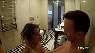 sexydea casting features quickie riding in shower