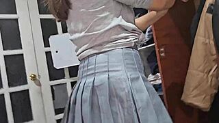 Stepsister Touches Dick During Masturbation Scene