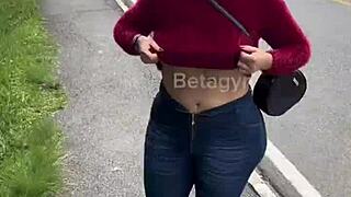 Fui ao shopping e ela me chupou