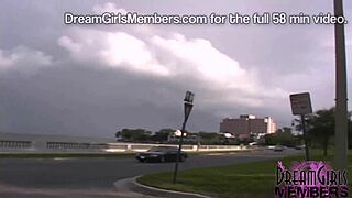 She rollerblades naked down a busy street you wont believe it