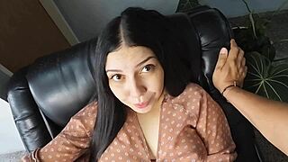 I fuck my tattooed arab neighbor after arguing with her boyfriend and cum on her beautiful face