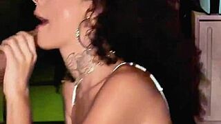 I gag so hard on this sloppy deepthroat with my natural tits 😍