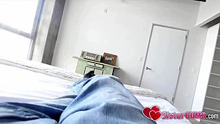 Feeling the mess as my stepsister embraces her natural whore side