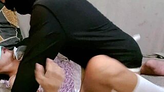 my cute horny asian neighbor gives me two pops cum in pussy and mouth with licking 😍