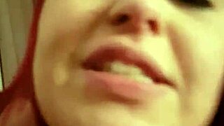 kandy kane, the sri lankan bbw housewife, sucks and swallows homemade blowjob