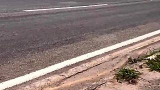 i asked the highway prostitute how much for a fuck. she charged nothing and led me to the woods for sex right there.