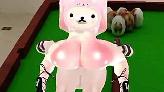 katyqueenff gets wild with the korean big black guy in this hot scene