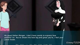 Sexnote reveals a naughty nun drilled by a huge white cock in a church confession booth. Public sin at its dirtiest!