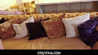 Orgyfam - Cute Stepsis Chloe Cherry And Gwen Vicious Fucked By Horny Stepbrother