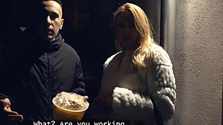 vip4k guy sets sex timer, fucks blondie and tricks her boyfriend