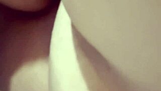 Licking mature housewife's pussy intensely.