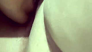 Licking mature housewife's pussy intensely.