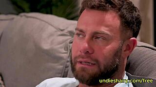 Seth Gamble Pounds Natural Busty Teen's Hairy Pussy