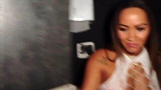 Priscila Diabinha's Gloryhole Surprise In Lingerie