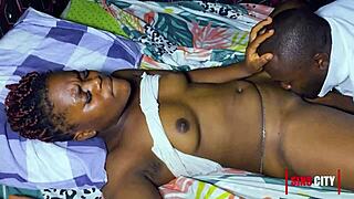 african babe sucks big cock then gets her pussy licked hard