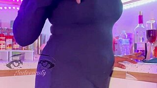 ms bulma briefs gives you a show in her kitchen