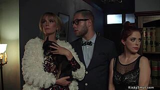 Can You Handle This Busty Lesbian Getting Whipped and Fucked?