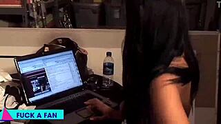 My pussy got pounded by horny fans in the bar