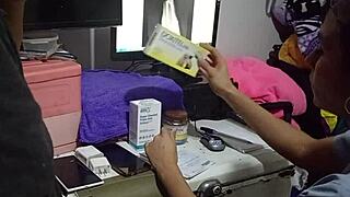 Doctor's Appointment Turns Wild! Teen Sucks Cock Hard!