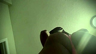 Petite ebony teen twerks her ass provocatively on stage!