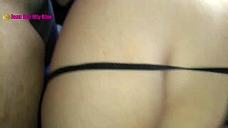 I sucked my boyfriend's cock right in front of my cuckold husband, teasing him with my big tits