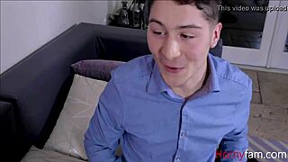 taylor blake rides her nerdy step brother's cock in naughty fun