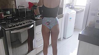 Man, my maid teases me walking around in tiny shorts at home!
