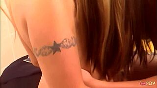 Lewd Blonde Lesbians Eat Pussy In Bath Before Dildo Fuck!